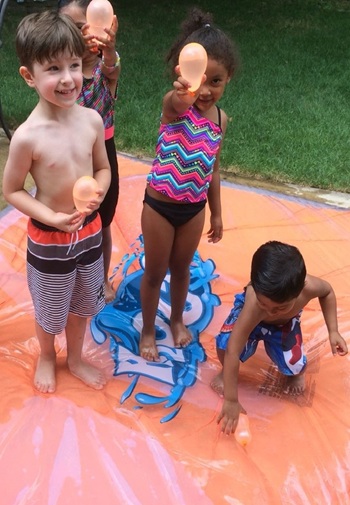 Outdoor play area